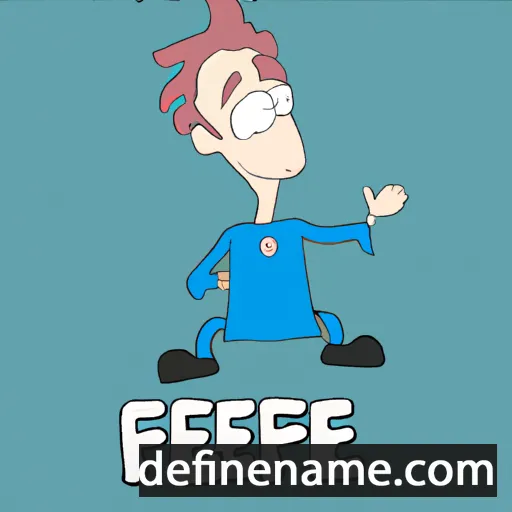 cartoon of the name Fehére