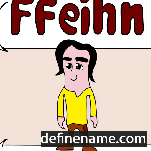 cartoon of the name Fehin