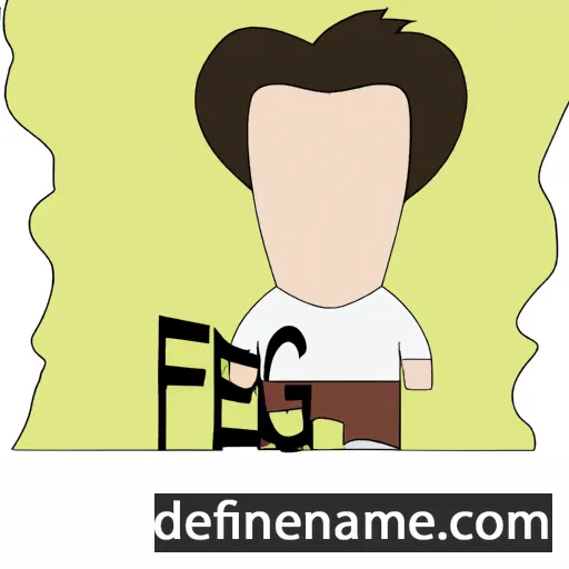 cartoon of the name Feiga