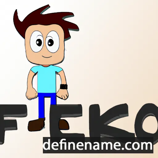 cartoon of the name Feiko