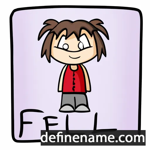 cartoon of the name Feilei