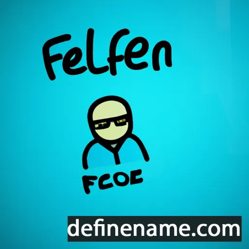 cartoon of the name Feizollah