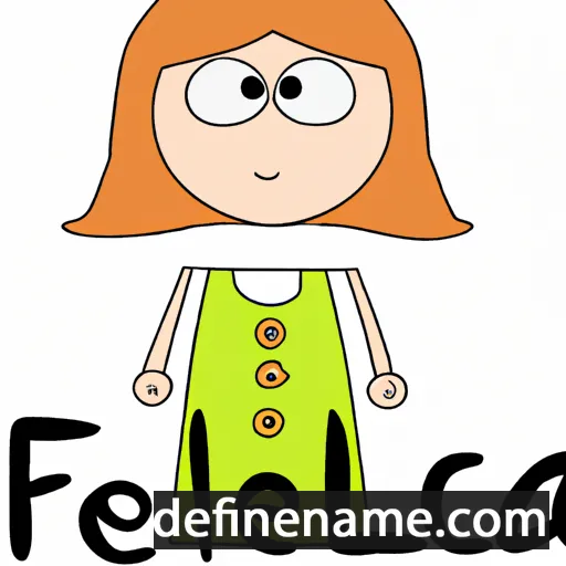 cartoon of the name Felcia