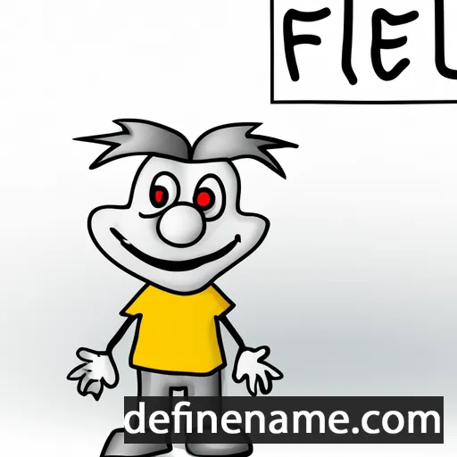 cartoon of the name Fele