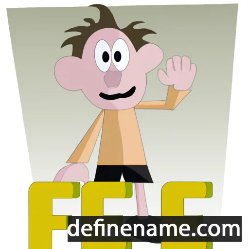 cartoon of the name Fele