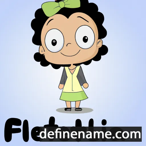 cartoon of the name Felecita