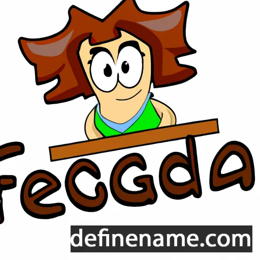 cartoon of the name Felgeda