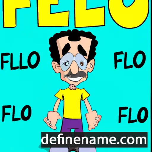 cartoon of the name Felício