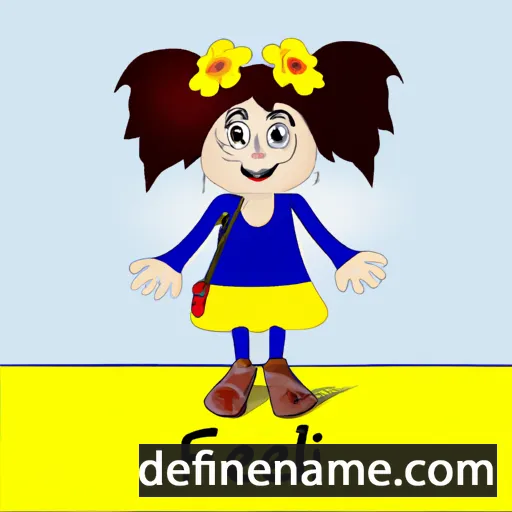 cartoon of the name Feliċ