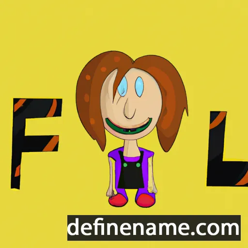 cartoon of the name Felicija