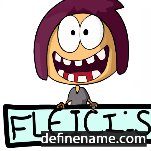 cartoon of the name Felicis