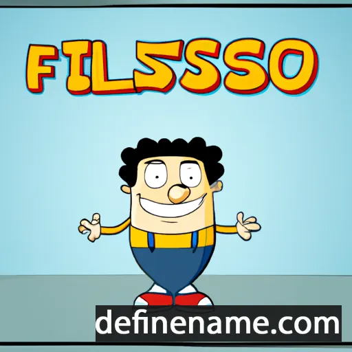 cartoon of the name Felicisimo