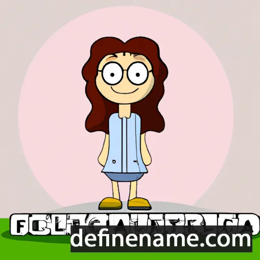 cartoon of the name Felicitae