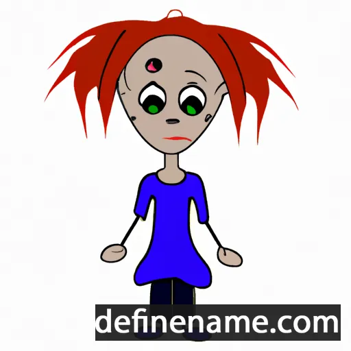 cartoon of the name Felicjanna