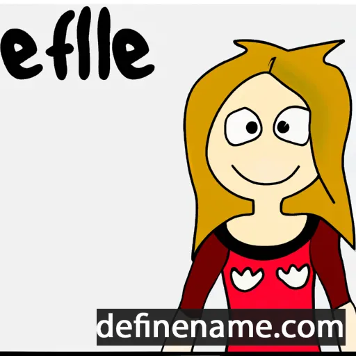 cartoon of the name Felie