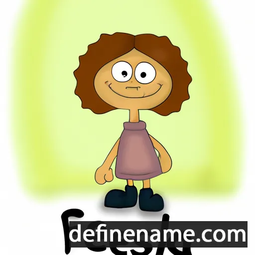 cartoon of the name Feliksa