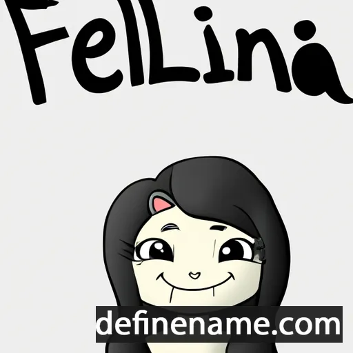 cartoon of the name Felinia