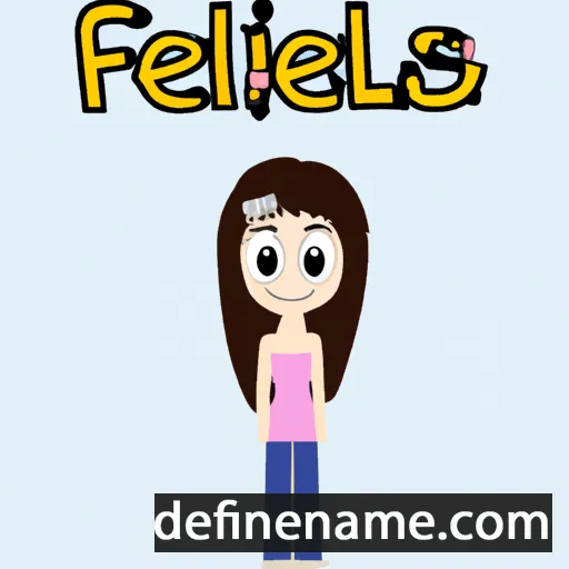 cartoon of the name Felise