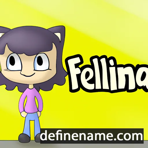 cartoon of the name Felismina