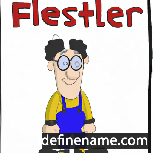 cartoon of the name Felister