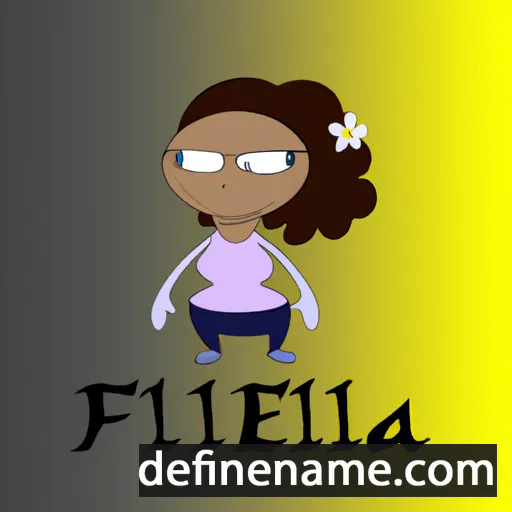 cartoon of the name Felitia