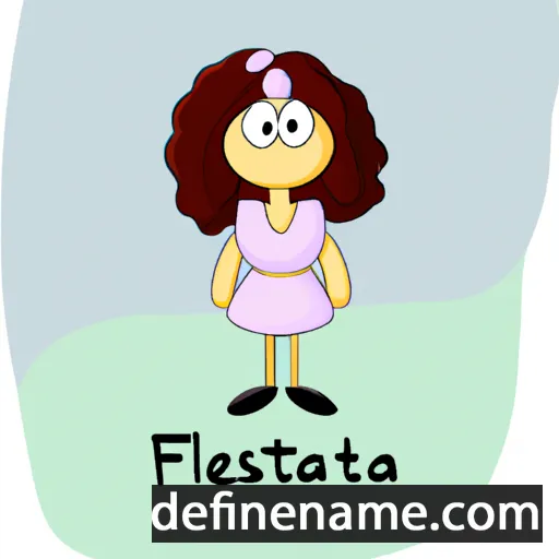 cartoon of the name Felitsata