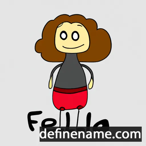 cartoon of the name Feliua