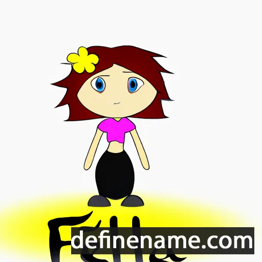 cartoon of the name Felixia