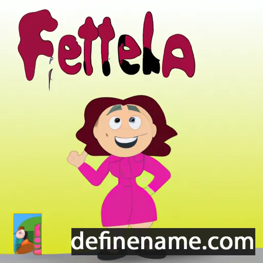 cartoon of the name Felizata