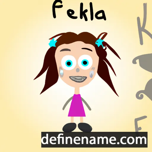 cartoon of the name Felka