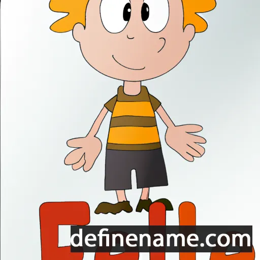 cartoon of the name Felle