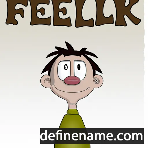 cartoon of the name Felleke