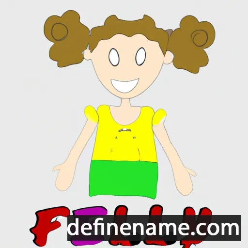 cartoon of the name Felly