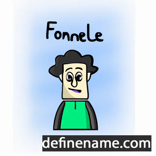 cartoon of the name Felonise