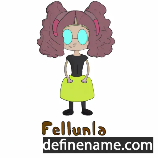 cartoon of the name Felunia