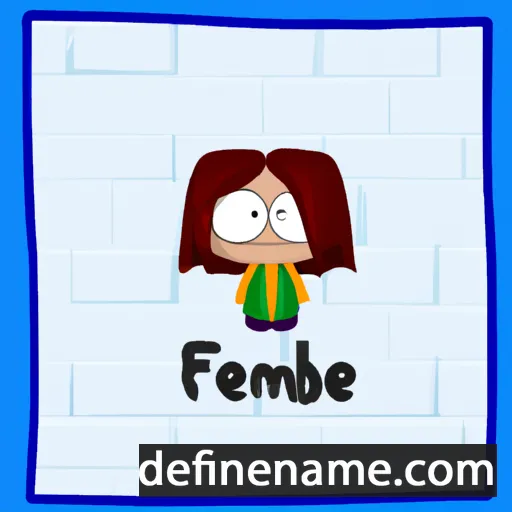 cartoon of the name Femeke