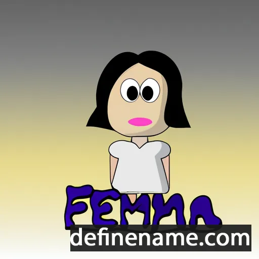 cartoon of the name Femia