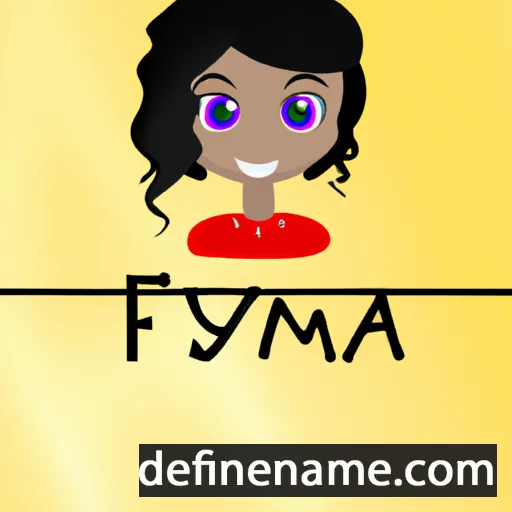 cartoon of the name Femiya