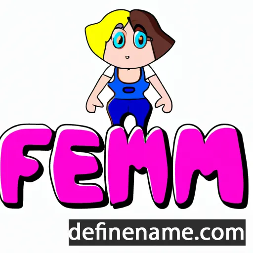 cartoon of the name Femm