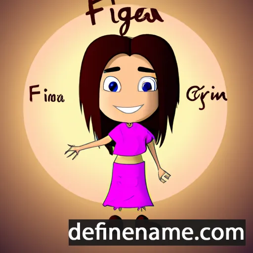 cartoon of the name Fengia