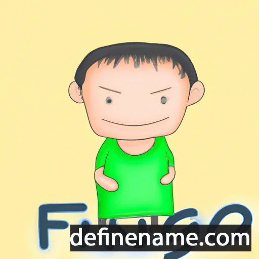 cartoon of the name Fengying