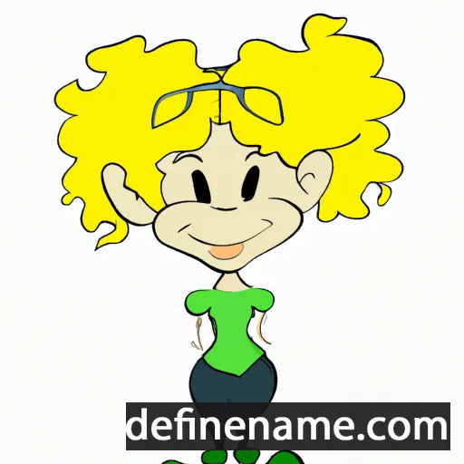 cartoon of the name Fenika