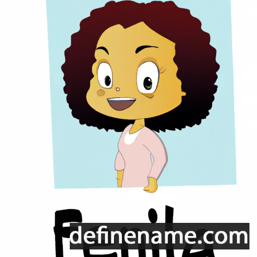 cartoon of the name Fenila