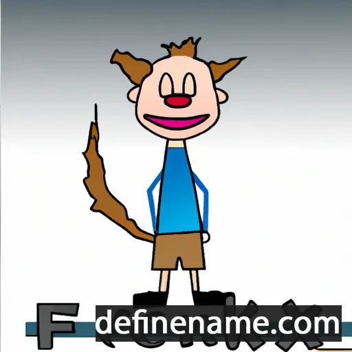 cartoon of the name Fenneken