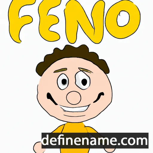 cartoon of the name Feno