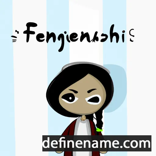 cartoon of the name Fenohasina