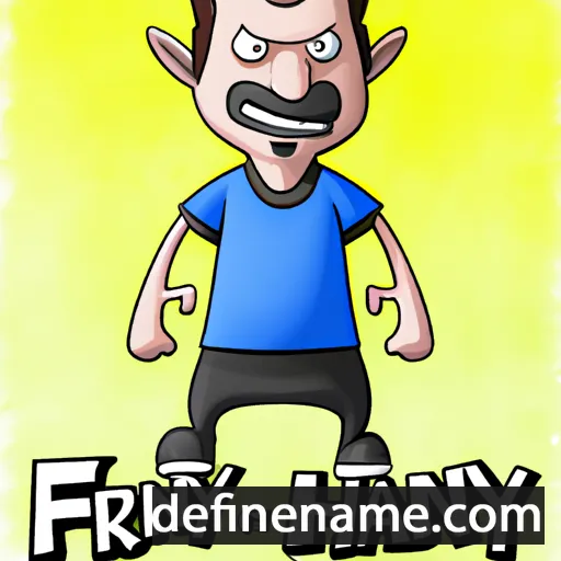 cartoon of the name Fenray