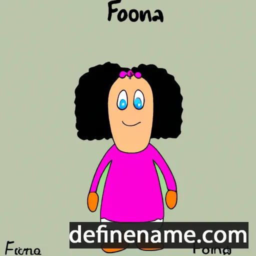 cartoon of the name Feofana