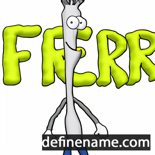 cartoon of the name Ferb