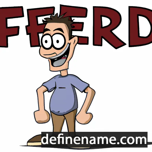 cartoon of the name Ferd